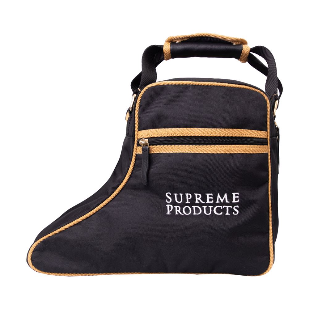 Supreme Products Pro Groom Jodhpur Boot Bag (Black/Gold)
