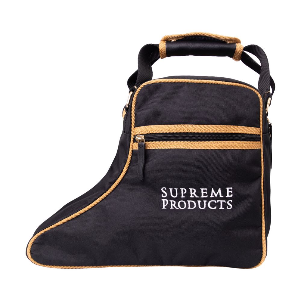 Supreme Products Pro Groom Jodhpur Boot Bag (Black/Gold)