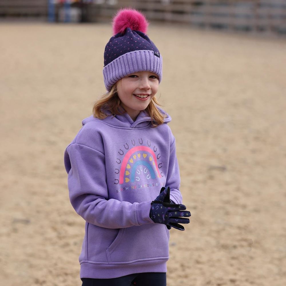 Shires Tikaboo Bobble Hat - Child (Lilac)