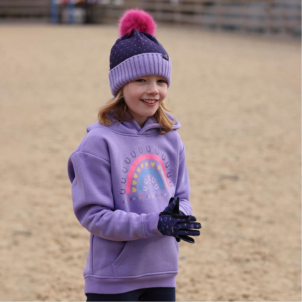 Shires Tikaboo Bobble Hat - Child (Lilac)