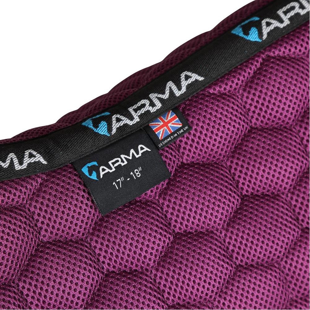 Shires ARMA Air Motion Luxe Saddlecloth (Plum)