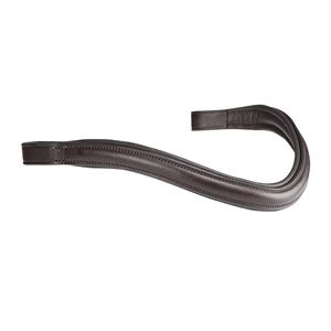 *barcodes* Shires Velociti Rapida Padded Curved Browband (Havana)