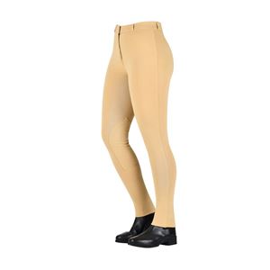 Saxon Warm Up Zip Front Childrens Jodhpurs (Beige)