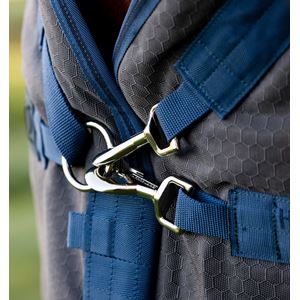 Horseware Rhino Plus HexStop Vari-Layer - 250g (Grey/Indigo & Navy) 