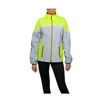 Hy Equestrian Silva Flash Lightweight Duo Reflective Jacket (Yellow/Reflective Silver)