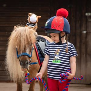 Shires Winnie & Me T-Shirt (Navy Stripe)