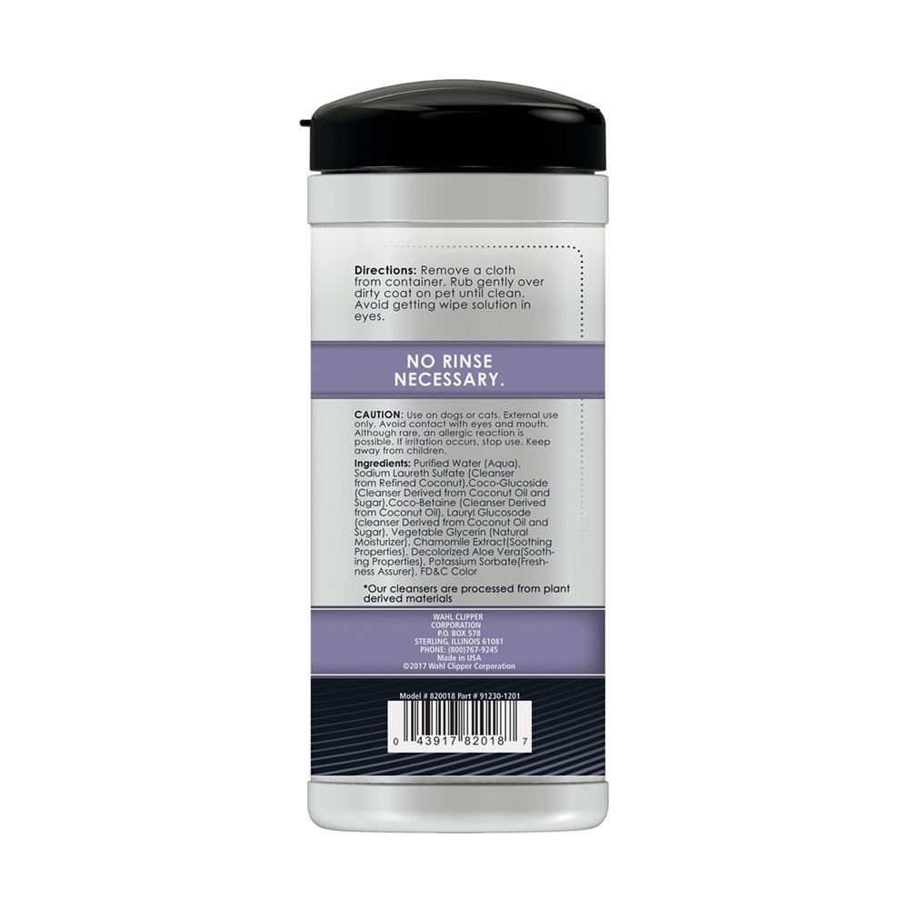 Wahl Refresh Cleaning Wipes - Dog