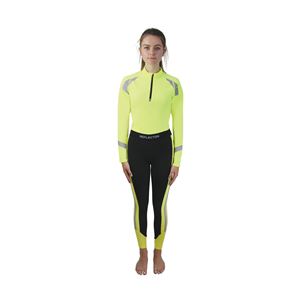 Reflector Adults Riding Tights by Hy Equestrian (Yellow)