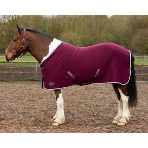 Gallop Jersey Cooler Rug (Burgundy)