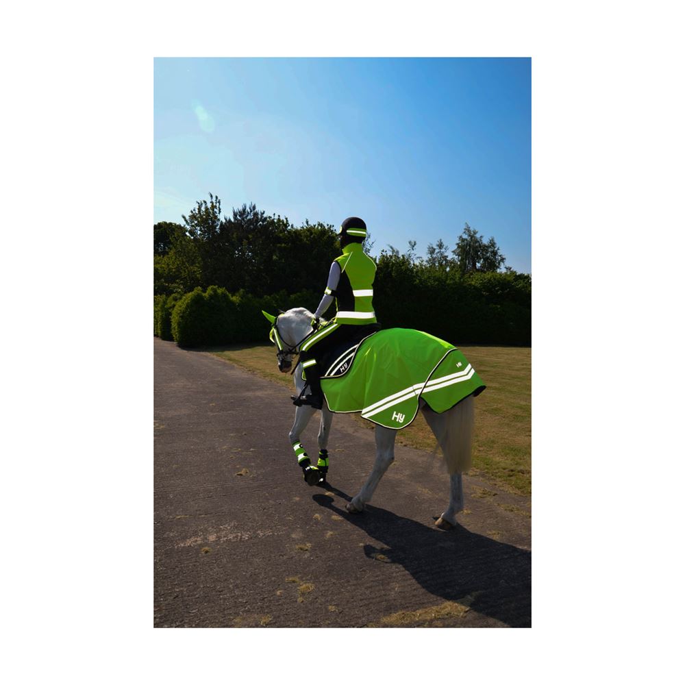 Reflector Mesh Exercise Sheet by Hy Equestrian