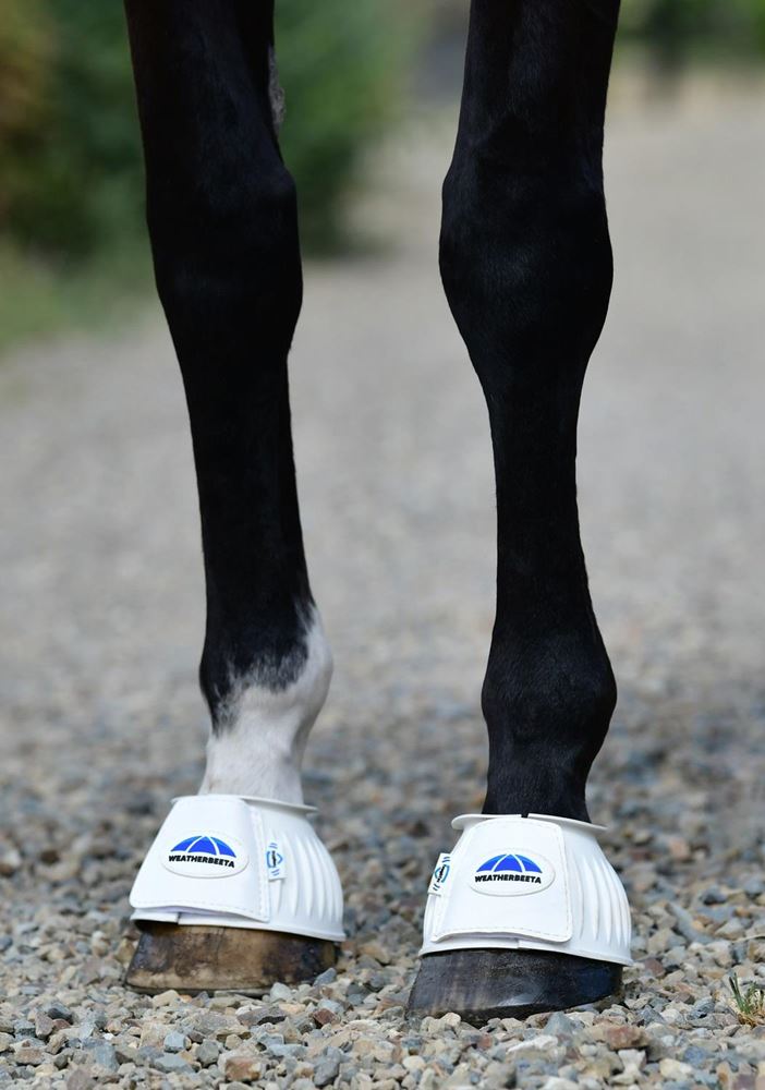 Weatherbeeta Tough-Tec Prime Rubber Bell Boots (White)