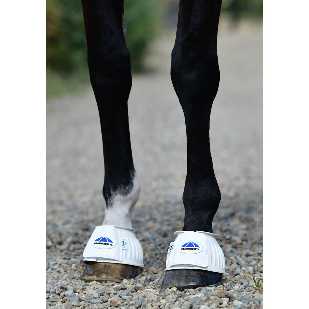 Weatherbeeta Tough-Tec Prime Rubber Bell Boots (White)