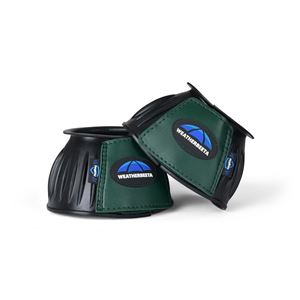 Weatherbeeta Tough-Tec Prime Rubber Bell Boots (Black/Forest Green)