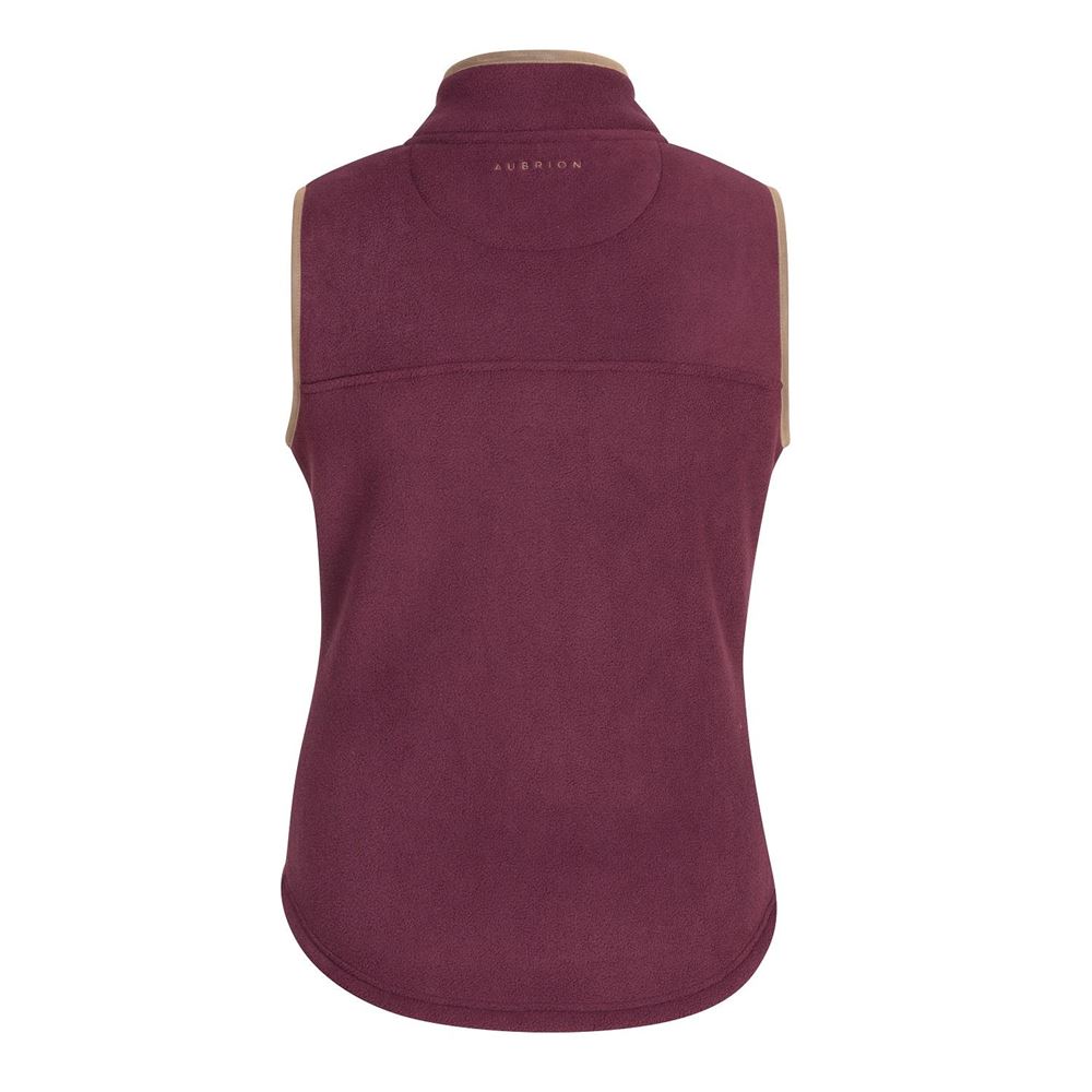 Shires Aubrion Core Ladies Fleece Gilet (Maroon)
