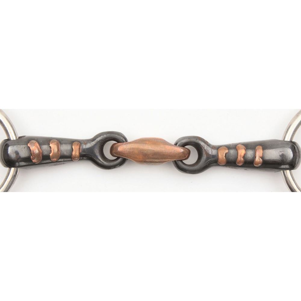 Shires Sweet Iron Three Ring Dutch Gag with Lozenge