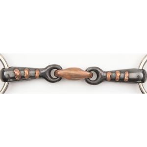 Shires Sweet Iron Three Ring Dutch Gag with Lozenge