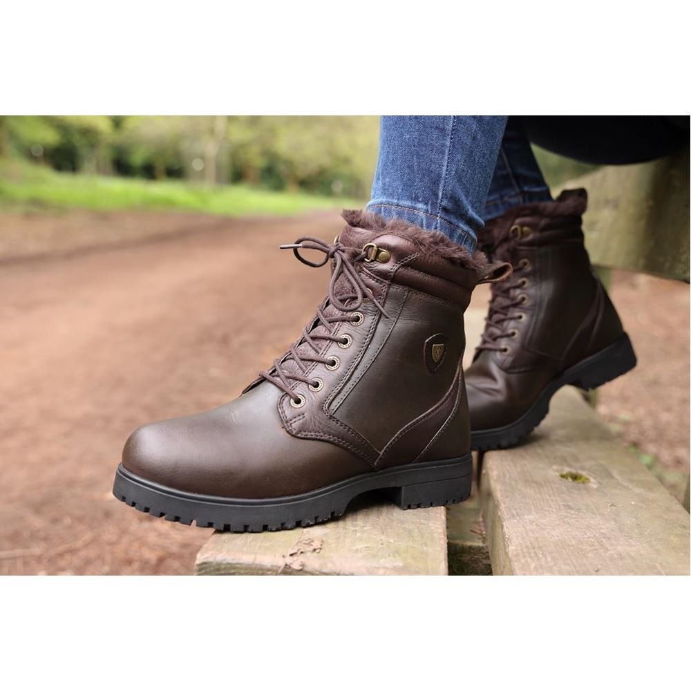 Shires Moretta Varese Lace Country Boots (Brown)