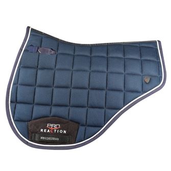 Pro Reaction 3D Mesh Close Contact Saddle Pad by Hy Equestrian (Navy)