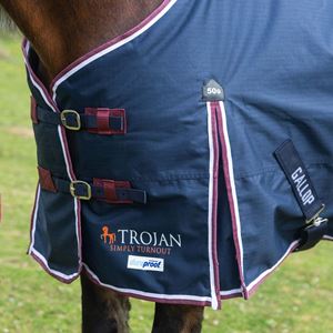 Gallop Trojan DURAPROOF 50 Turnout Rug (Navy/Burgundy)