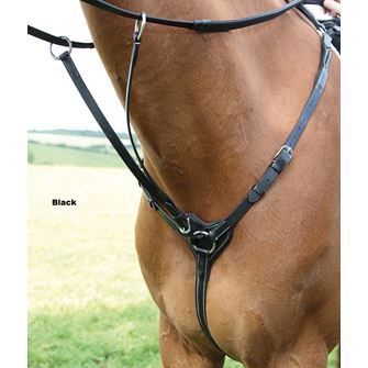 Shires Salisbury 3 Point Breastplate (Black)