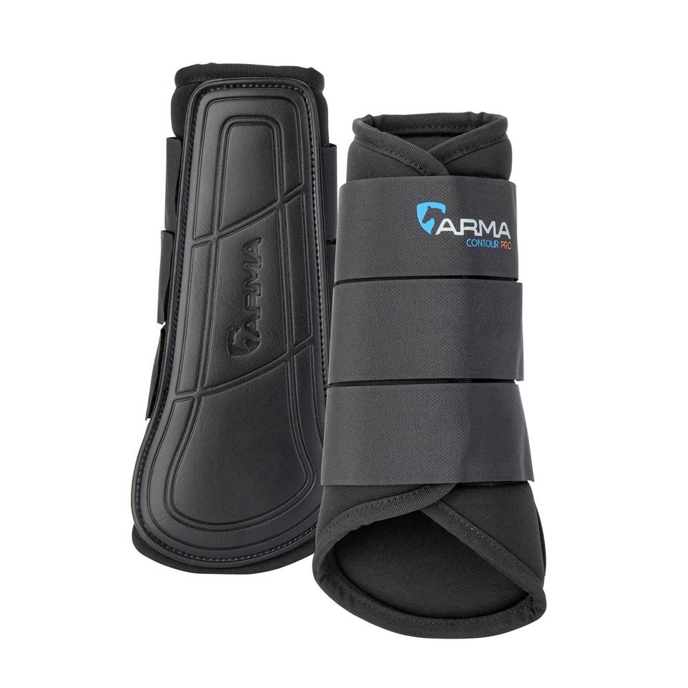 Shires ARMA Contour Pro Brushing Boots (Black)