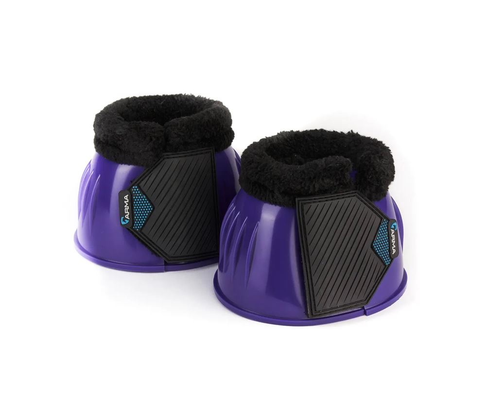 Shires ARMA Comfort Gloss Over Reach Boots (Purple)