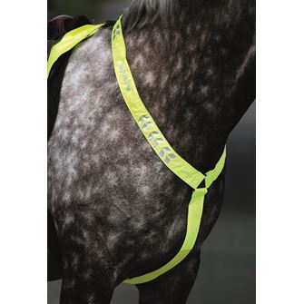 Shires Equi-Flector Breastplate (Bright Yellow)