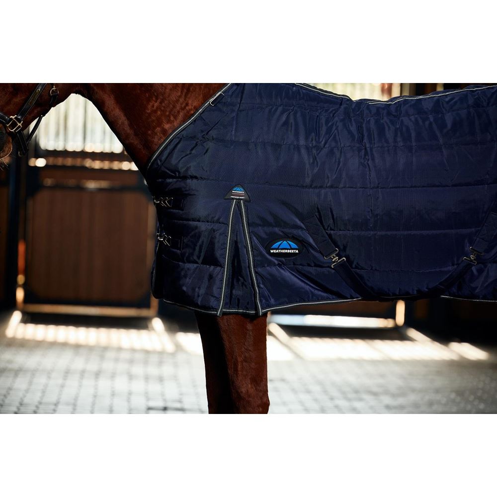 Weatherbeeta Anti-Static Fleece Cooler Standard (Navy/Burgundy)