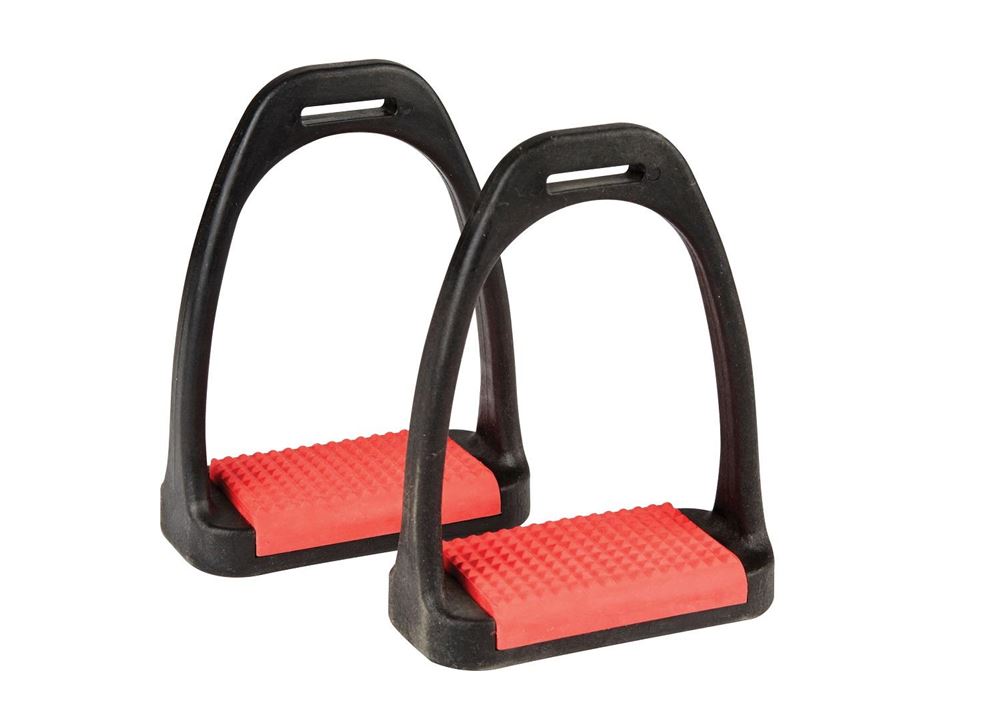 Korsteel Polymer Stirrup Irons with Coloured Treads
