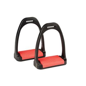 Korsteel Polymer Stirrup Irons with Coloured Treads