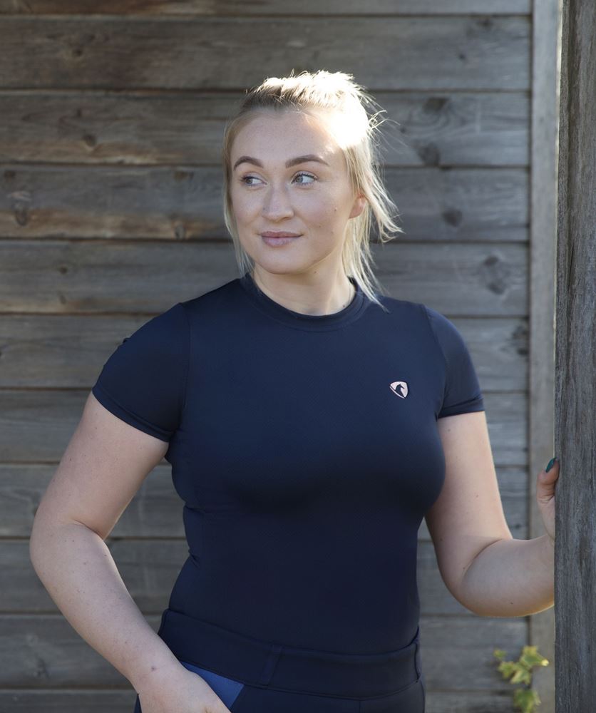 Hy Equestrian Elevate T-Shirt (Navy)