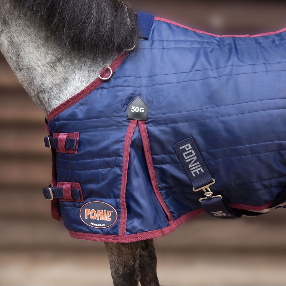 Gallop Trojan 50 Stable Rug (Navy/Burgundy)