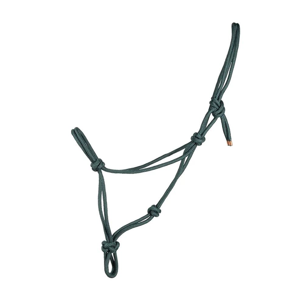 Hy Equestrian Rope Halter (Hunter Green)