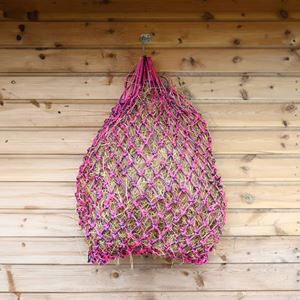 Hy Equestrian Slow Flow Elite Haynet (Navy/Dark Pink/Light Pink)