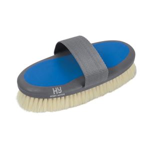 Hy Sport Active Goat Hair Body Brush (Jewel Blue)