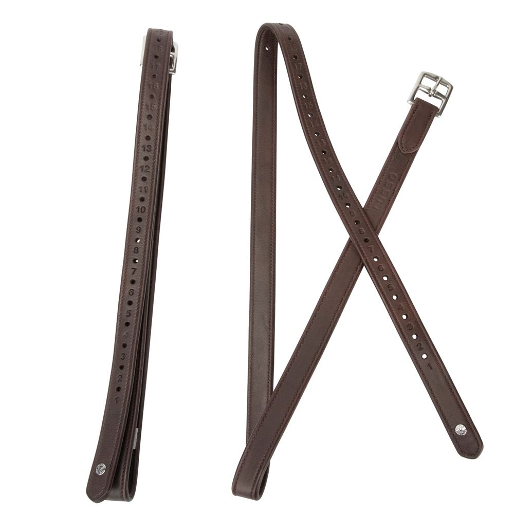 Shires Velociti Lusso Wrapped Stirrup Leathers (Havana)