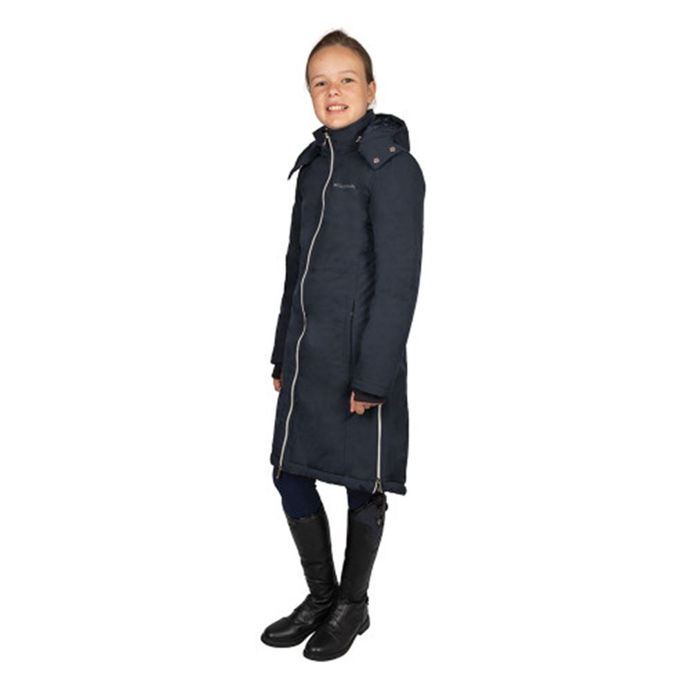 Hy Equestrian Elevate Mizs Guard Waterproof Coat (Navy)