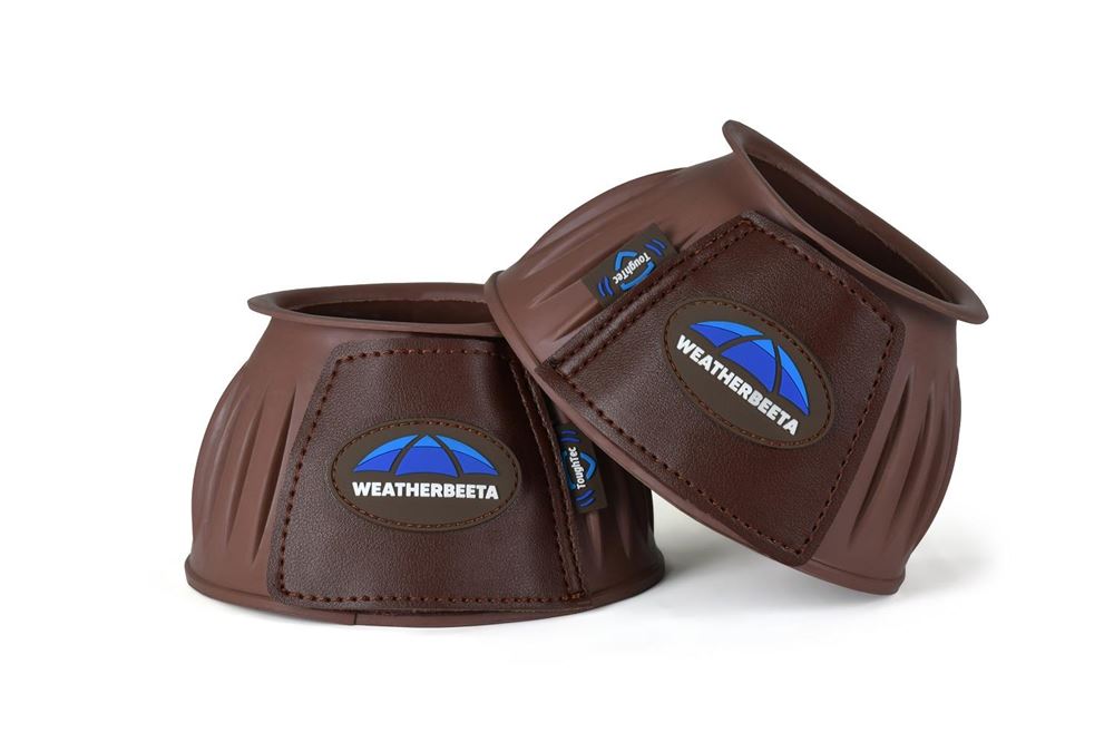 Weatherbeeta Tough-Tec Prime Rubber Bell Boots (Brown)