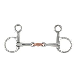 Hanging Cheek Copper Lozenge Snaffle