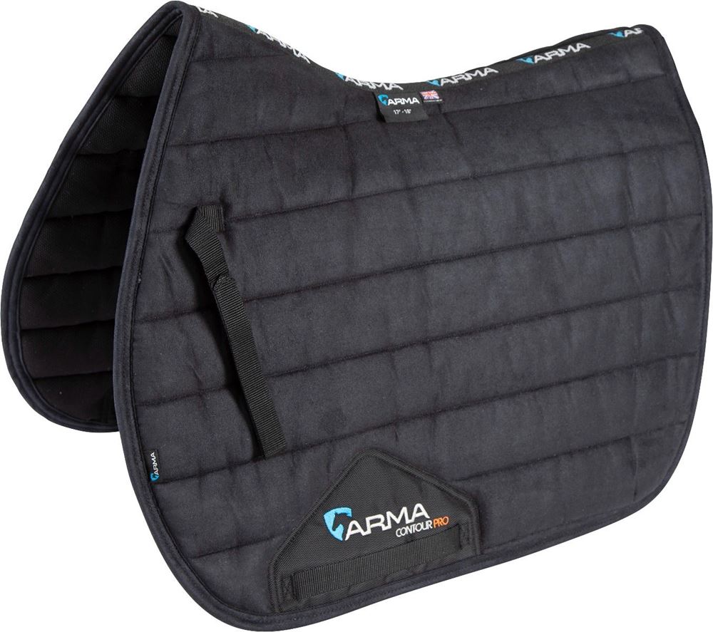 Shires ARMA High Wither Suede Comfort Pad (Black)