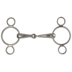 Shires Hollow Mouth Two Ring Gag