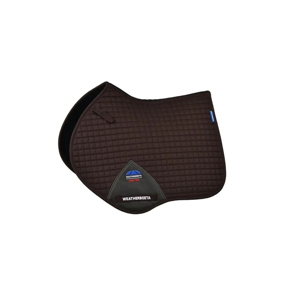 Weatherbeeta Prime Air-Tec Jump Shaped Saddle Pad (Chocolate)