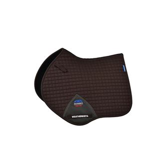 Weatherbeeta Prime Air-Tec Jump Shaped Saddle Pad (Chocolate)