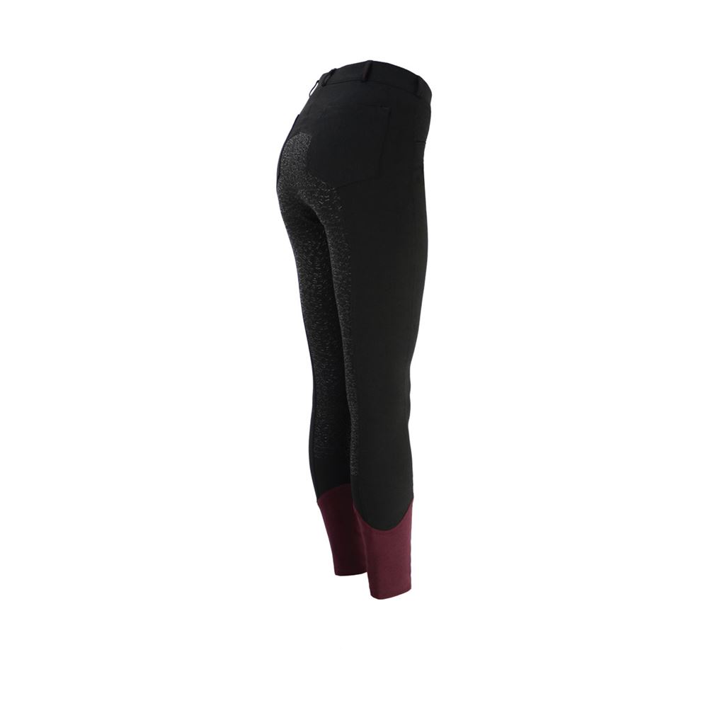 Coldstream Learmouth Ladies Breeches (Black/Windsor Wine)