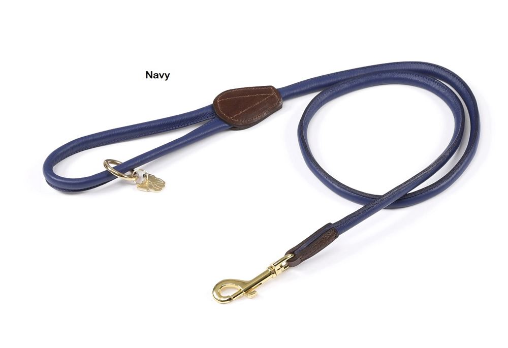 Shires Digby & Fox Rolled Leather Dog Lead