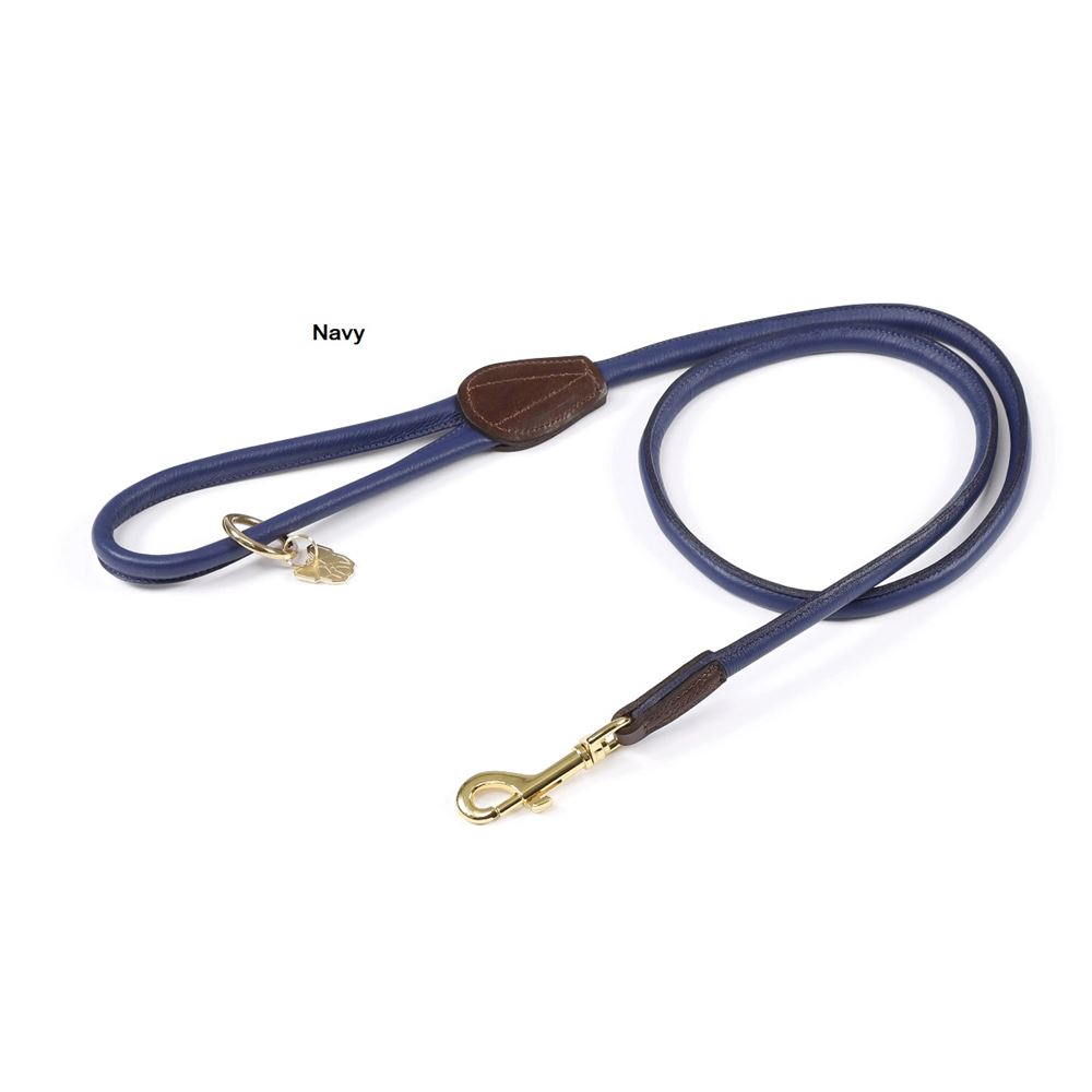 Shires Digby & Fox Rolled Leather Dog Lead