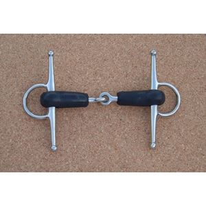 Full Cheek Rubber Covered Jointed Snaffle