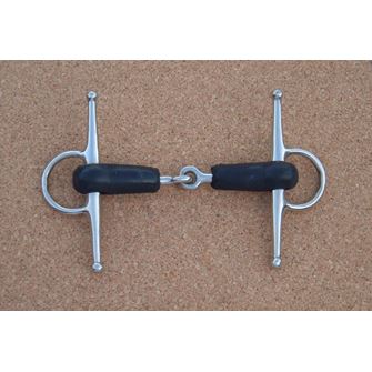 Full Cheek Rubber Covered Jointed Snaffle