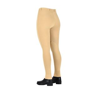 Saxon Warm Up Zip Front Ladies Jodhpurs (Beige)