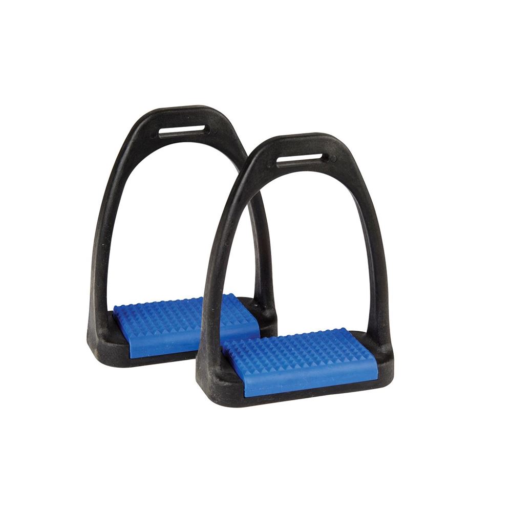 Korsteel Polymer Stirrup Irons with Coloured Treads